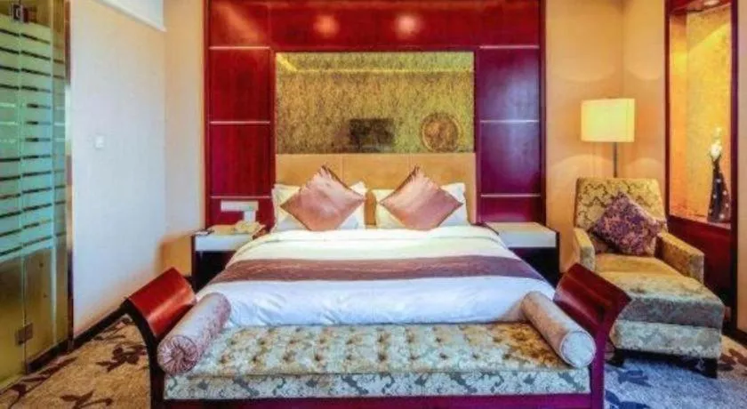 Bed in Pingyao Fengyan Jianguo Hotel