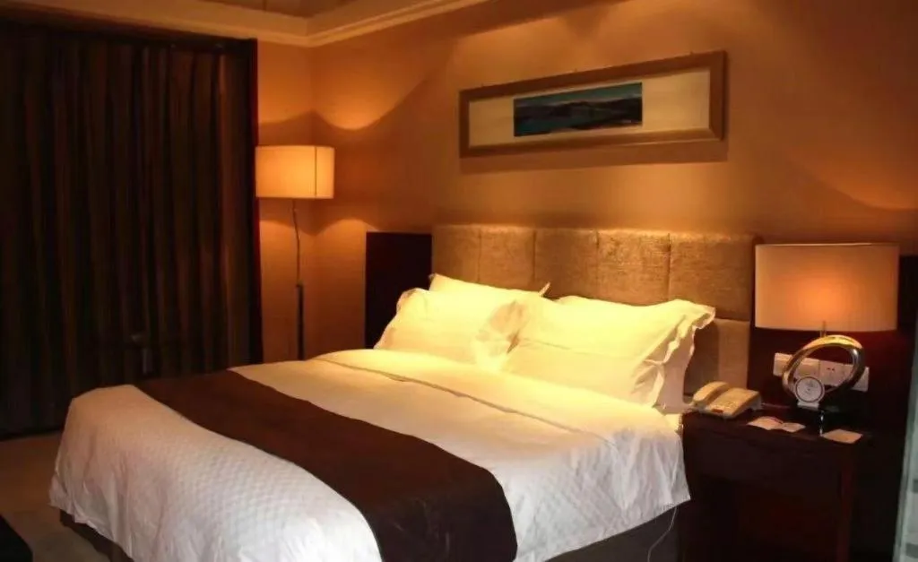 Bed in Pingyao Fengyan Jianguo Hotel