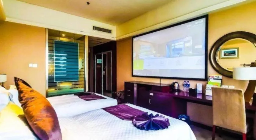 Bed in Pingyao Fengyan Jianguo Hotel