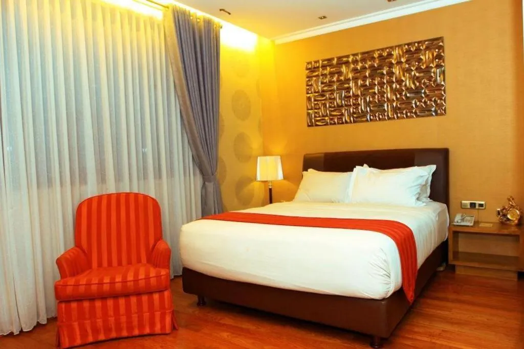 Bed in Sahati Hotel