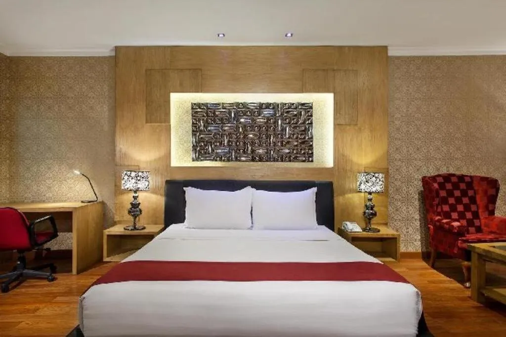 Bed in Sahati Hotel