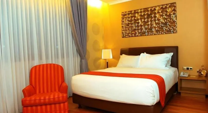 Bed in Sahati Hotel