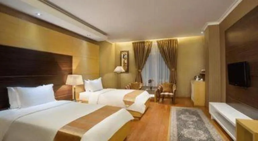 Bed in Sahati Hotel