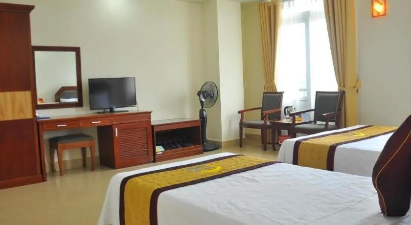 Bed in Hai Long Hotel Cat Ba