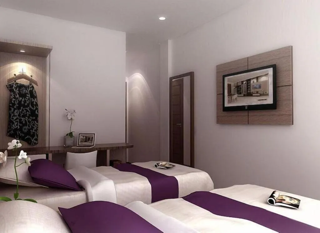 Bed in Amantis Hotel