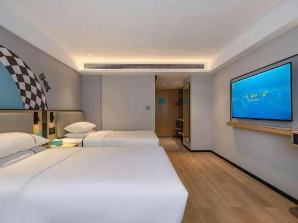 Bed in City Comfort Inn Guangzhou Baiyun Mountain