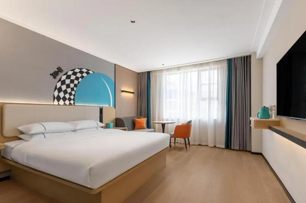 Bed in City Comfort Inn Guangzhou Baiyun Mountain