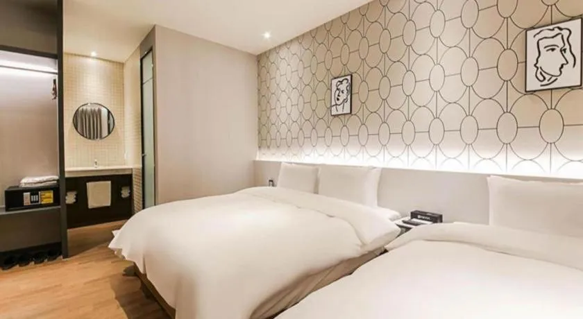 Bed in Gimhae Perfect Hotel