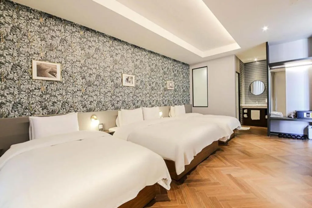 Bed in Gimhae Perfect Hotel