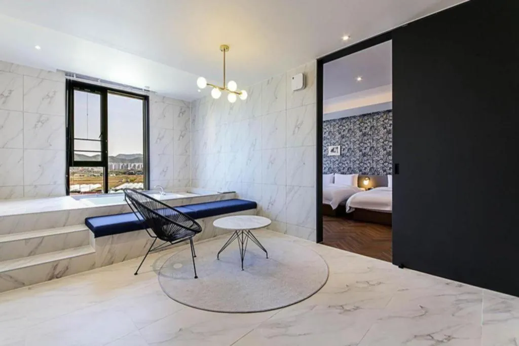 Bed in Gimhae Perfect Hotel