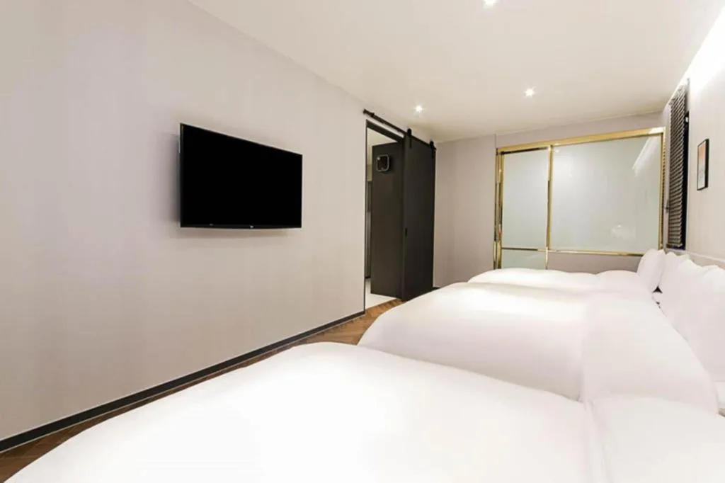 Bed in Gimhae Perfect Hotel