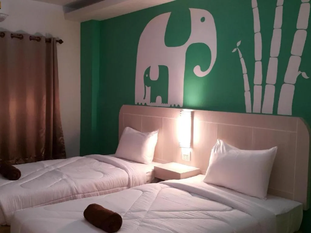 Bed in Silayok Grand Hotel