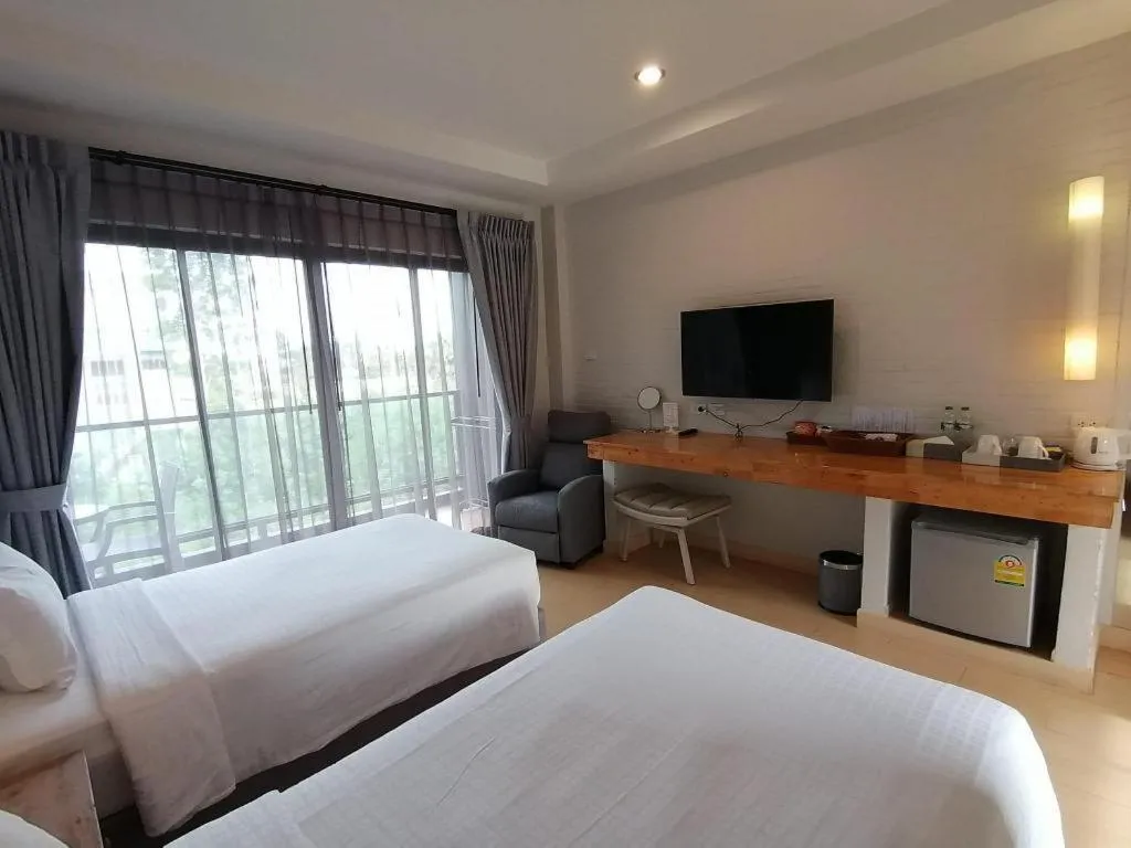 Bed in Villa Gris Pranburi
