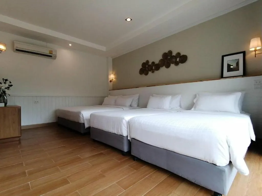 Bed in Villa Gris Pranburi