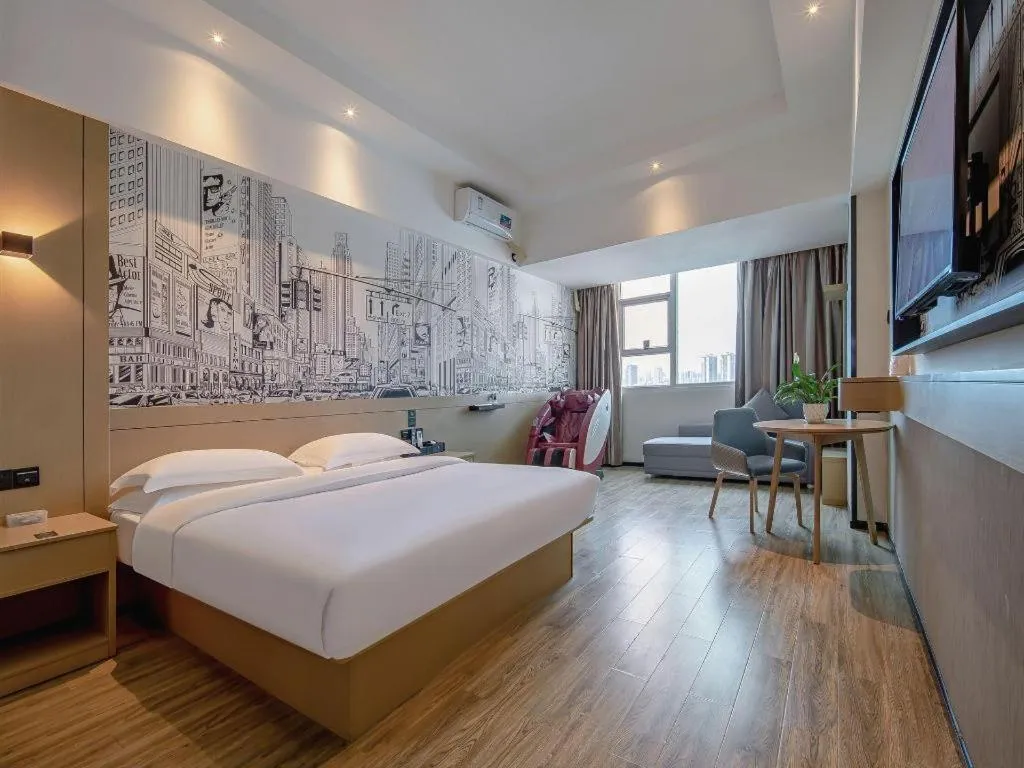 Bed in City Comfort Inn Nanning Railway Station Guangxi University