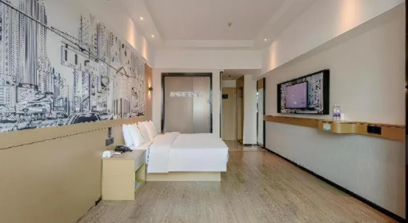 Bed in City Comfort Inn Nanning Railway Station Guangxi University