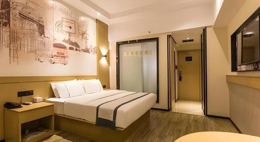 Bed in City Comfort Inn Nanning Railway Station Guangxi University