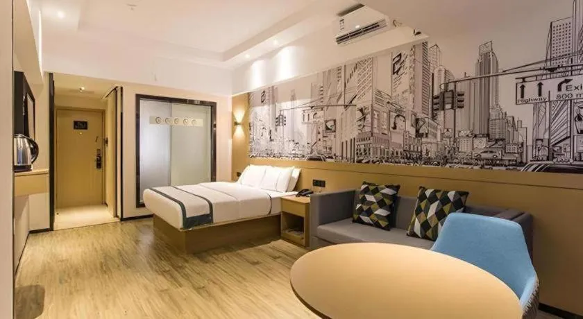 Bed in City Comfort Inn Nanning Railway Station Guangxi University