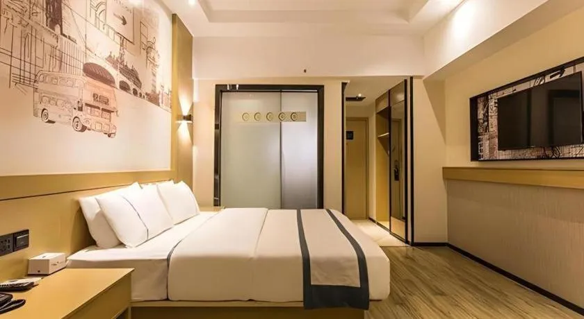 Bed in City Comfort Inn Nanning Railway Station Guangxi University