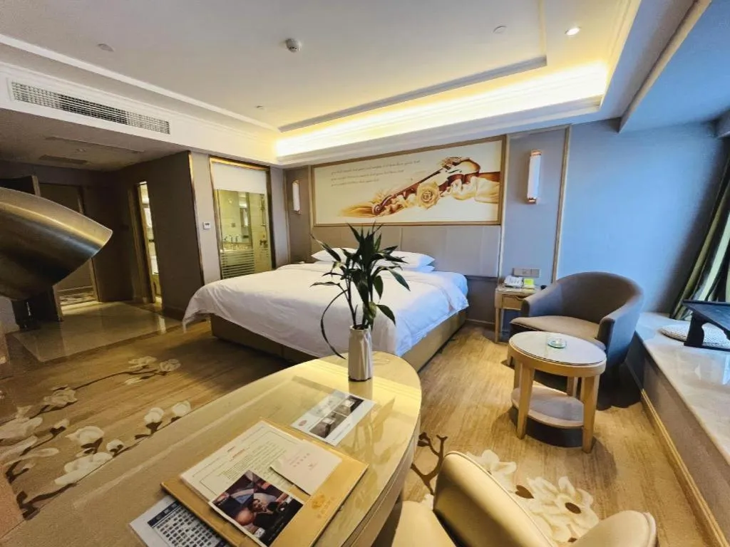 Bed in Vienna Hotel Yunnan Chunrong Street Qicai Yunan