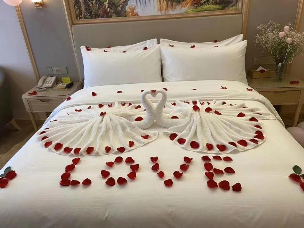 Bed in Vienna Hotel Yunnan Chunrong Street Qicai Yunan