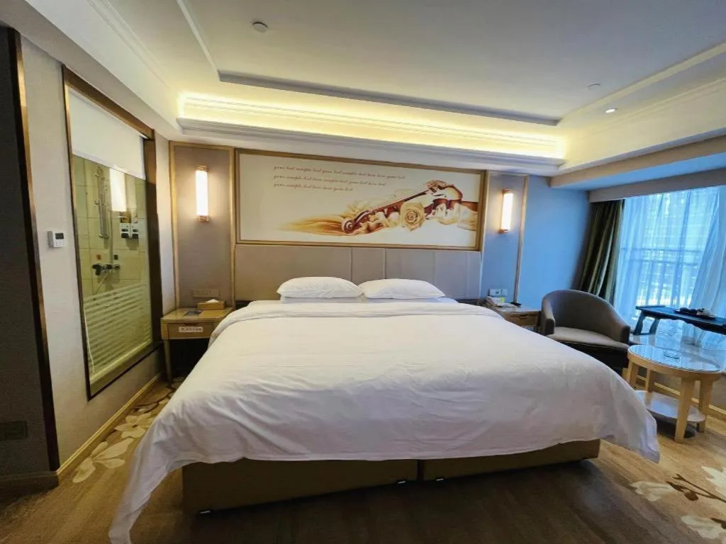 Bed in Vienna Hotel Yunnan Chunrong Street Qicai Yunan