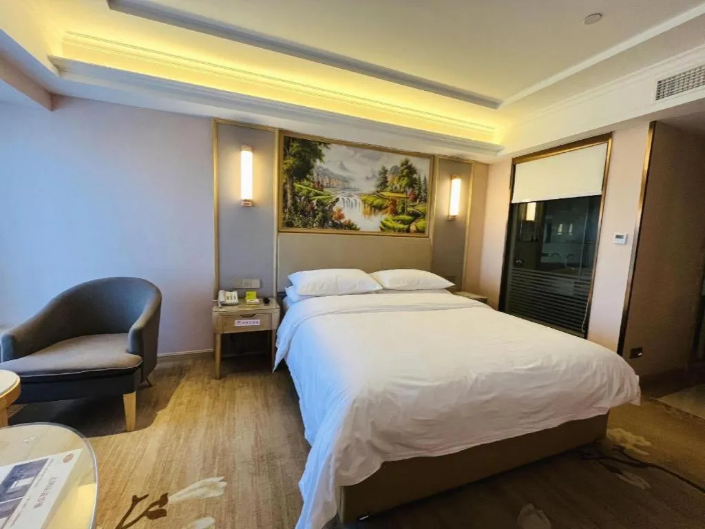 Bed in Vienna Hotel Yunnan Chunrong Street Qicai Yunan