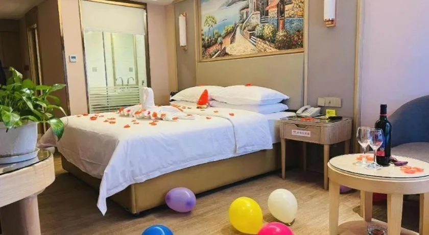 Bed in Vienna Hotel Yunnan Chunrong Street Qicai Yunan