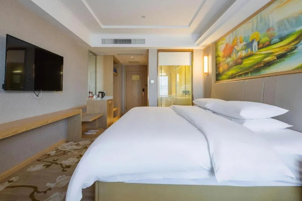 Bed in Vienna Hotel Yunnan Chunrong Street Qicai Yunan