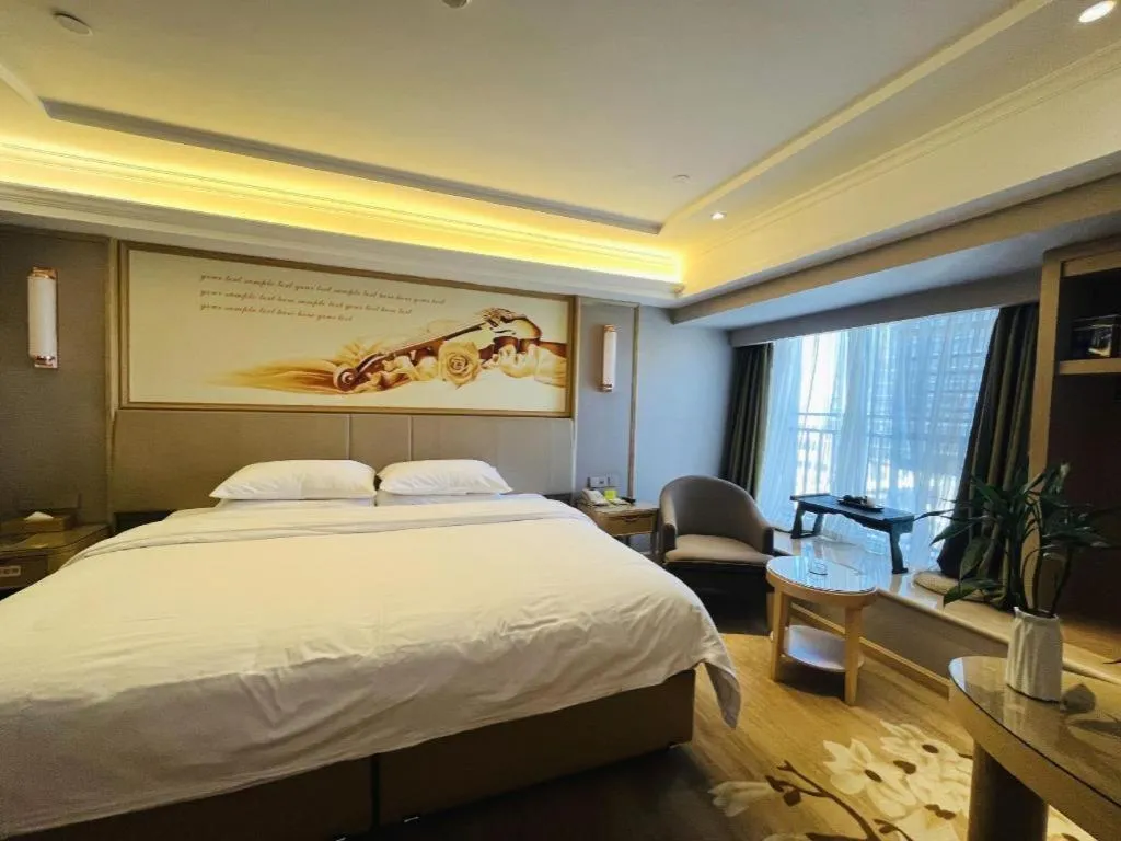 Bed in Vienna Hotel Yunnan Chunrong Street Qicai Yunan