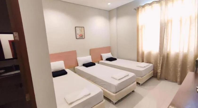 Bed in Country Chateau Hotel