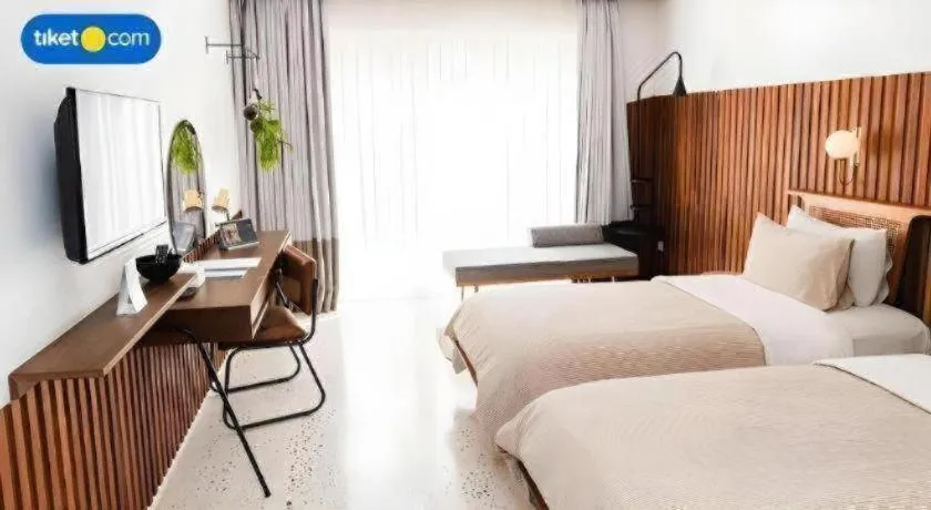 Bed in Blackbird Hotel Bandung