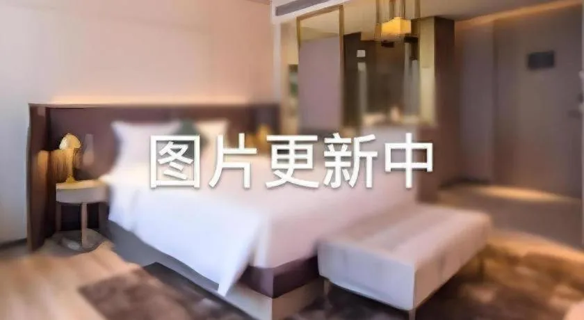 Bed in Poltton International Service Apartment Fujian Changtai Mayangxi
