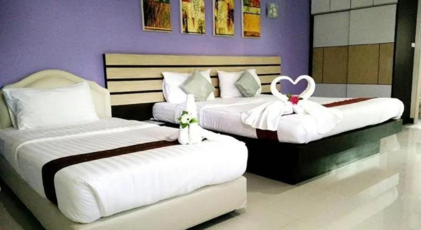 Bed in U-Sabai Park Resort