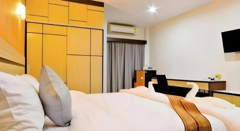Bed in U-Sabai Park Resort