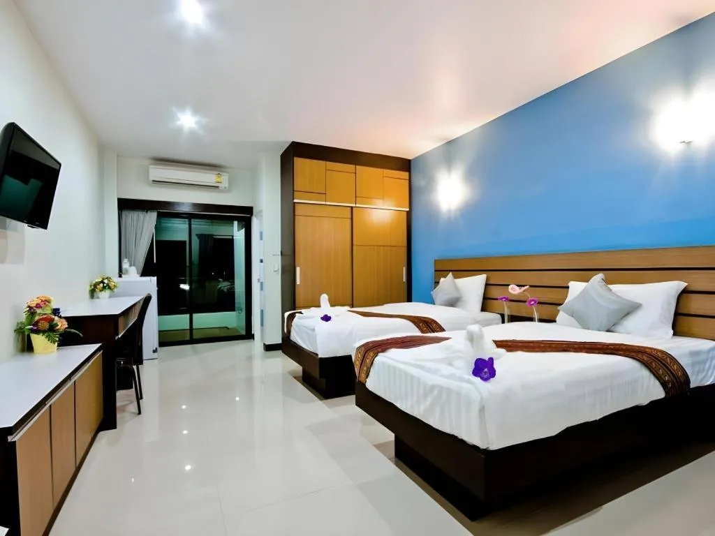 Bed in U-Sabai Park Resort