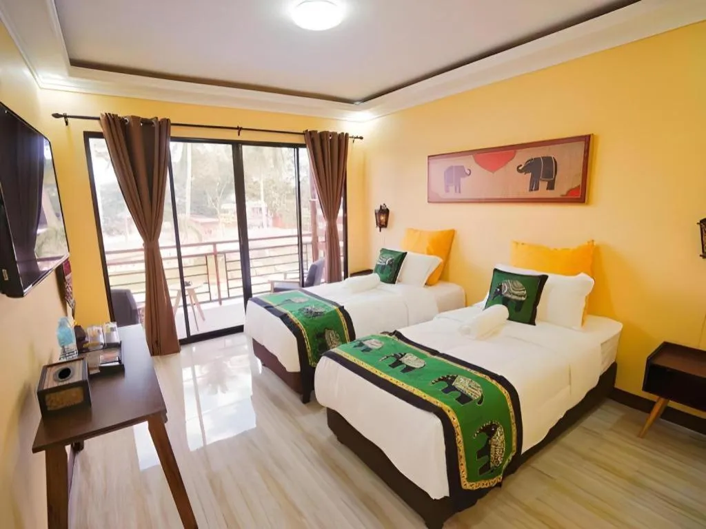 Bed in Keep Diving Resort Bohol