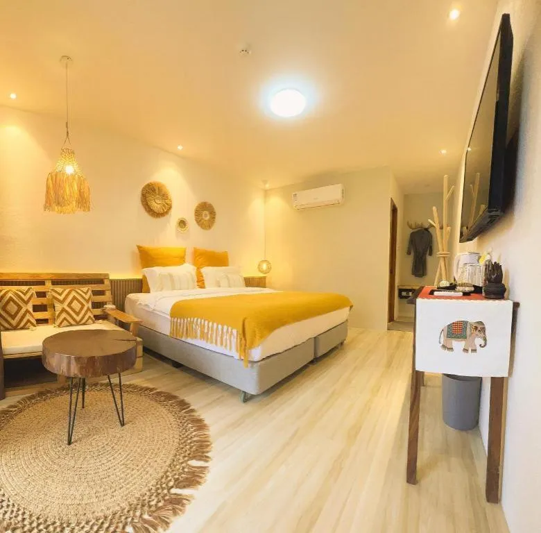 Bed in Keep Diving Resort Bohol