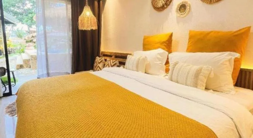 Bed in Keep Diving Resort Bohol