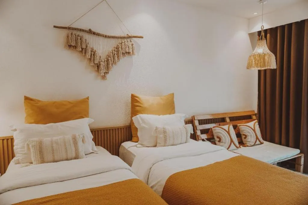 Bed in Keep Diving Resort Bohol