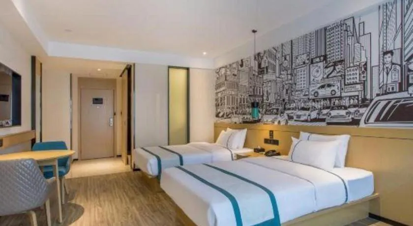 Bed in City Comfort Inn Wuhan Huangpu