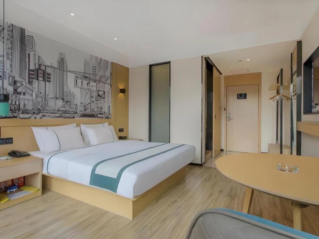 Bed in City Comfort Inn Wuhan Huangpu