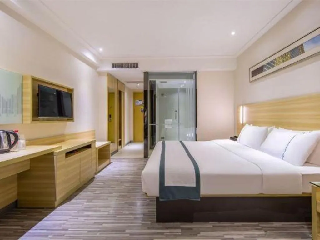 Bed in City Comfort Inn Wuhan Huangpu