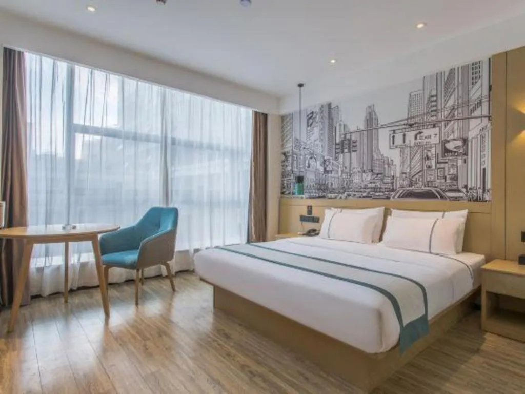 Bed in City Comfort Inn Wuhan Huangpu