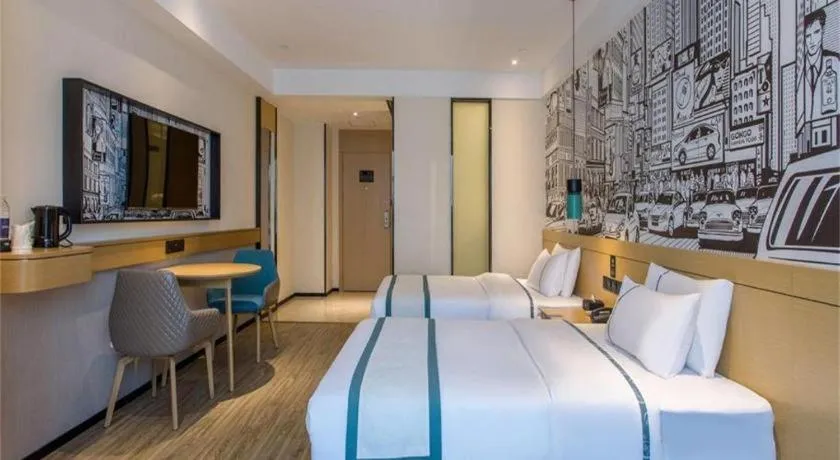 Bed in City Comfort Inn Wuhan Huangpu