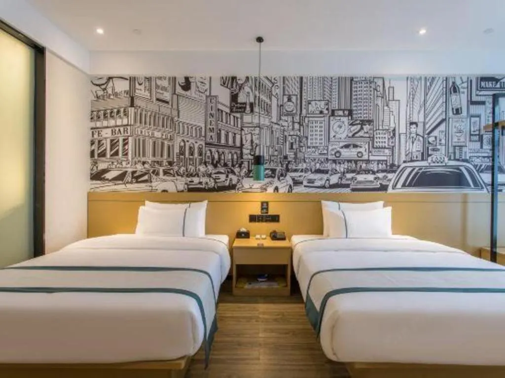 Bed in City Comfort Inn Wuhan Huangpu