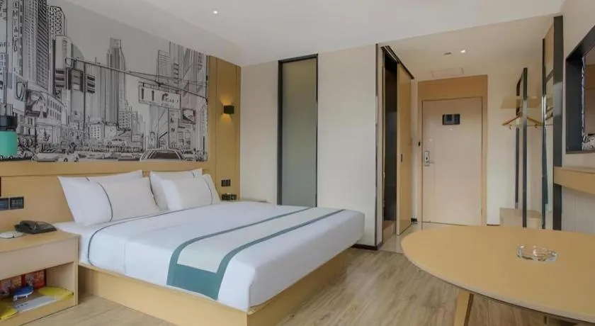 Bed in City Comfort Inn Wuhan Huangpu