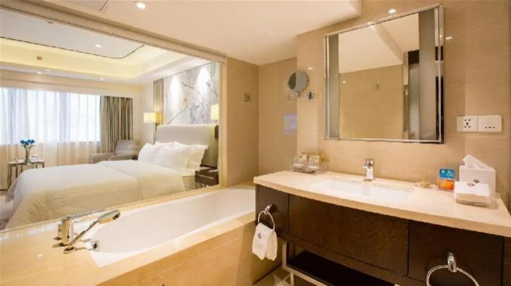 Bed in Noble Jasper Hotel Huizhou