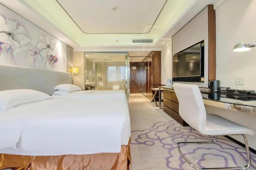 Bed in Noble Jasper Hotel Huizhou