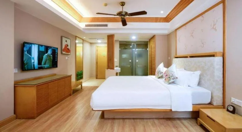 Bed in Yi Yuan Xuan Yu Hotel